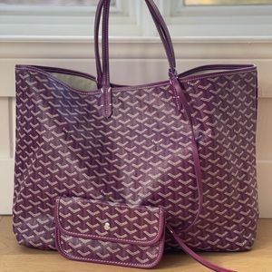 Goyard Anjou GM Tote Bag Purple